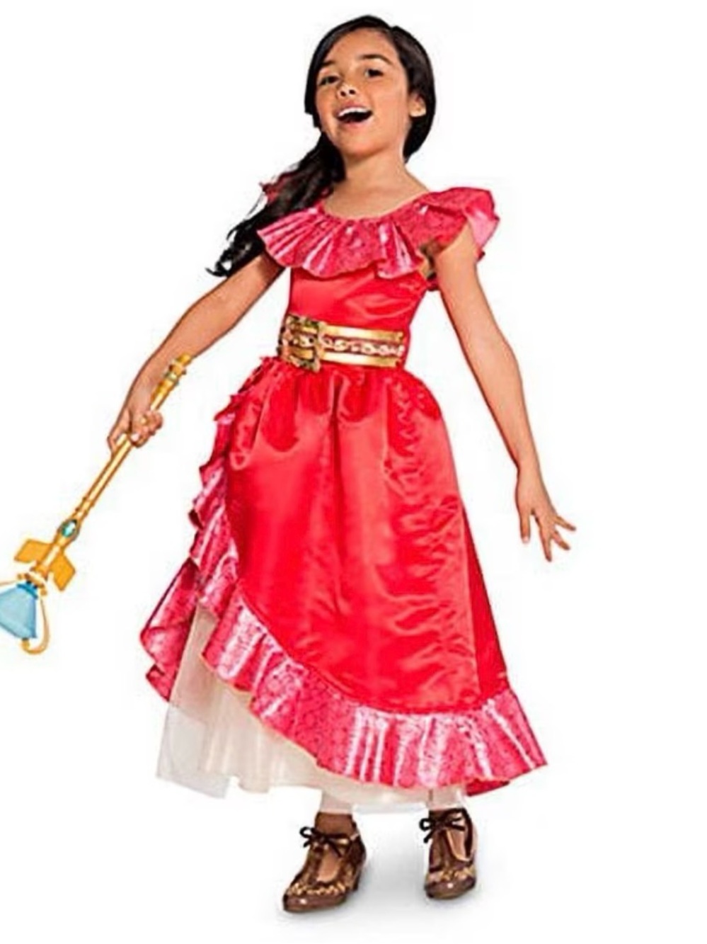 Disney Elena of Avalor Princess Halloween Costume Dress, Size 5/6